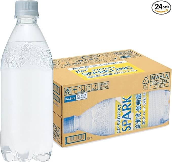 レモン風味の炭酸水
